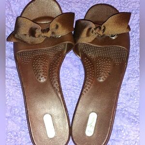 OKAB Brown Rubber Sandles